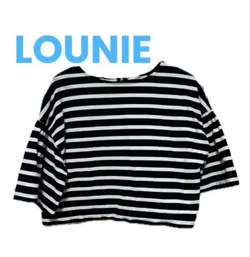 [새상품급] LOUNIE 미니 상의 보더 36
