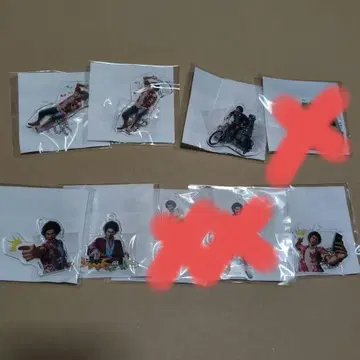 세가 럭키 쿠지 카스가 이치반 탄생 연회 액티브 아크릴 키링 세트
