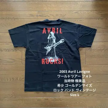 00s Avril Lavigne 사진 초기 레어 골든 사이즈 컨디션 최상