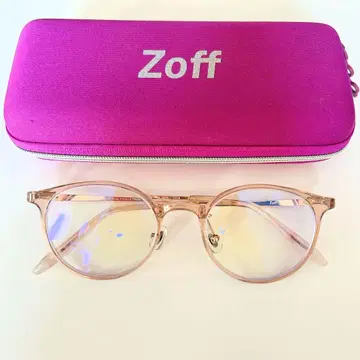 Zoff 클리어 핑크 보스턴 클래식 안경 (여성용)