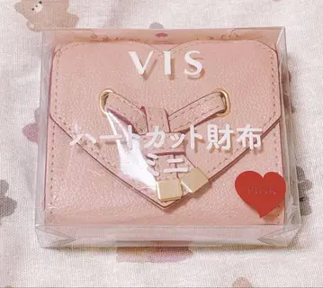 VIS 훼미리마트 한정판 하트 컷 지갑