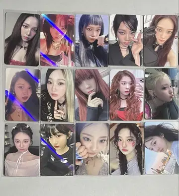 aespa Armageddon 카리나 지젤 윈터 닝닝 트레이딩 카드