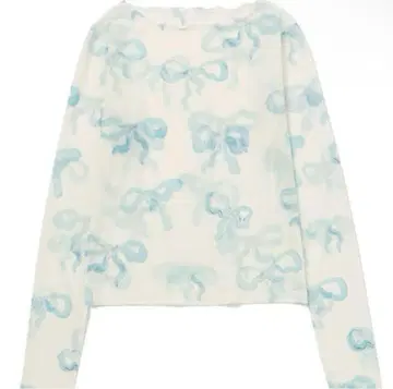 POPPY BLUE RIBBON 시스루 리본