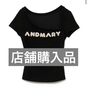 Mary logo tops andmary 앤드마리