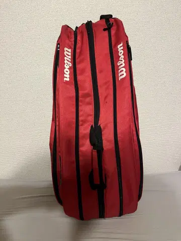Wilson 테니스 라켓 백 빨간색