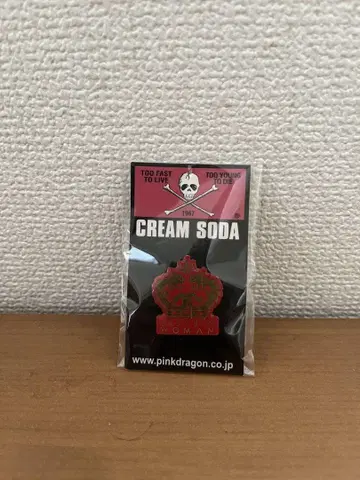 CREAM SODA 핀 배지 1987년 디자인