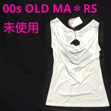 00년대 새상품 올드 MA*RS 마즈 등 트임 슬리브리스 티셔츠