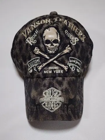 Vanson Leathers Rough Riders 캡