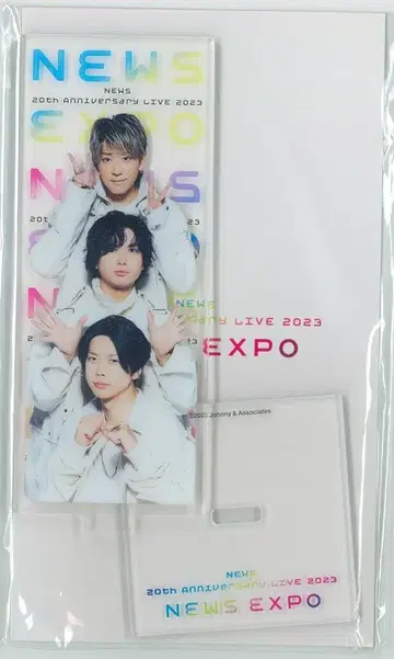 NEWS 23년 NEWS EXPO 단체 아크릴 스탠드 화이트
