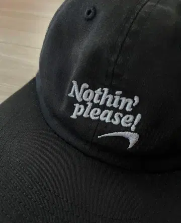 미국제 Nothin' Special 캡 블랙