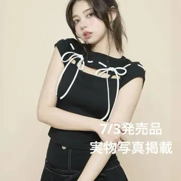 andmary Gigi 리본 tops