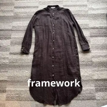 [FRAMeWORK] 프레임워크 린넨 셔츠 원피스