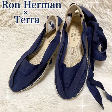 Ron Herman x Terra 레이스업 에스파드리유 샌들 38