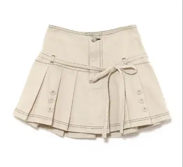 앤드마리 andmary Kika button mini skirt