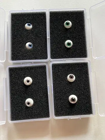 인형 눈 10mm 4개 세트