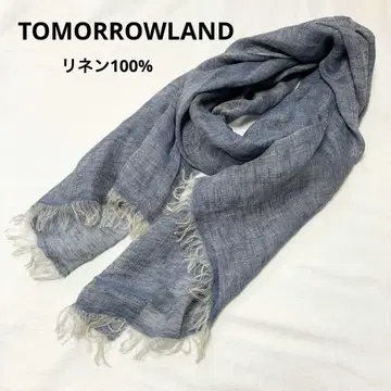 TOMORROWLAND 투모로우랜드 린넨 스톨 블루