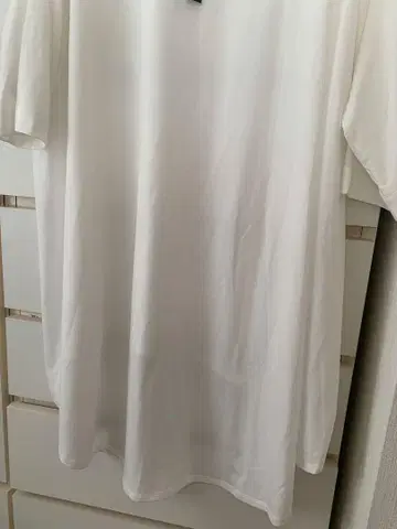 화이트 반팔 튜닉