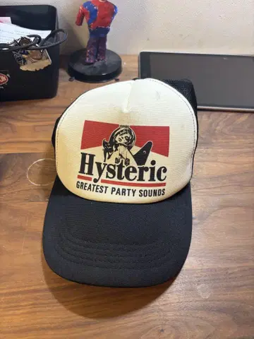 Hysteric 야구 모자 화이트/블랙