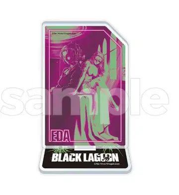 BLACK LAGOON DMM 스크래치 C상 아크릴 스탠드 C 에다