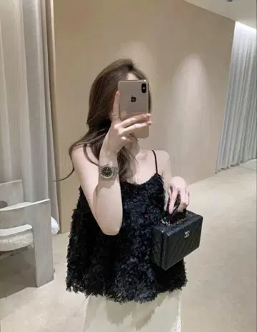 플라워 캐미 M 사이즈 시착만 한 상품 택 포함