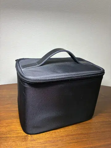 무인양품 나일론 메이크업 박스 베니티 케이스 블랙