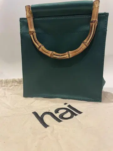 hai 미니 백 뱀부 핸들 그린