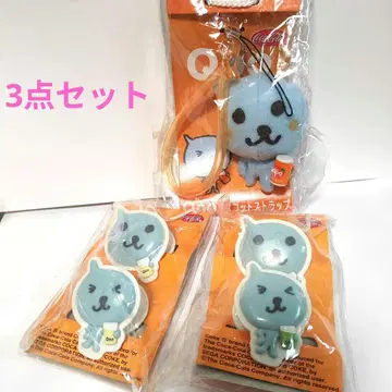 코카콜라 Qoo 쿠 마스코트 스트랩 & 클립 세트