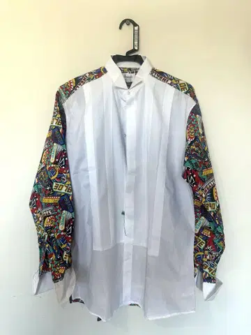 [새상품급] Harrods 빈티지 이브닝 셔츠 앤티크 90s