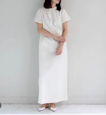 deres 데레스 9th 드레이핑 드레스 화이트 size2