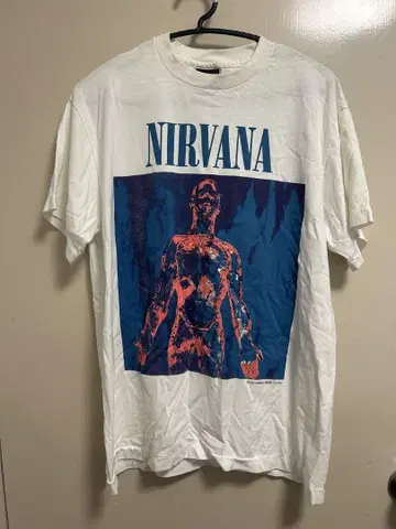 NIRVANA SLIVER 티셔츠 L 사이즈 밴드 티셔츠