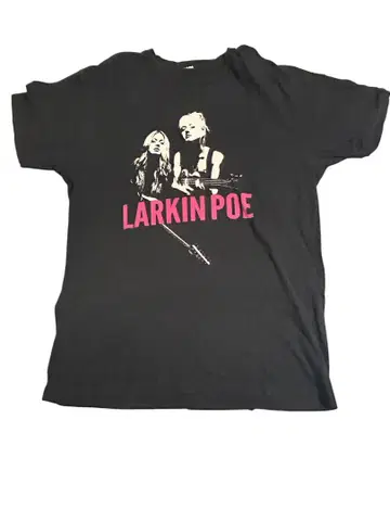 [ 즉시 구매 ok ] Larkin Poe 그래픽 티셔츠 블랙