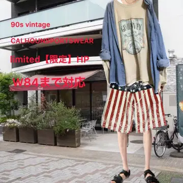 90년대 초레어 한정판 성조기 CALHOUNSPORTSWEAR HP