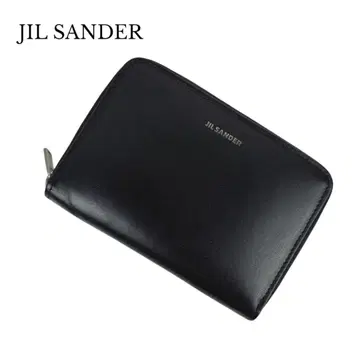 JIL SANDER 라운드 지퍼 지갑 지퍼 어라운드 월렛