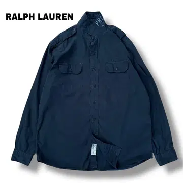 [ RALPH LAUREN ] 견장 로고 자수 셔츠