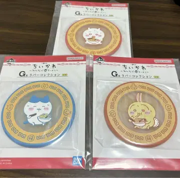 제일복권 G상 러버 컬렉션 코스터 치이카와 하치와레 토끼