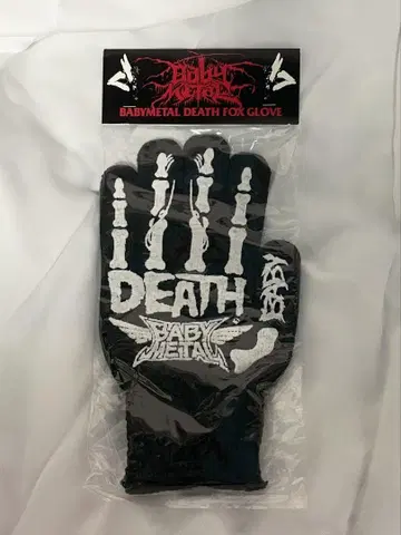 [미사용] BABYMETAL DEATH FOX GLOVE 장갑 베비메탈