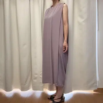 스타일 델리 슬리브리스 롱 원피스