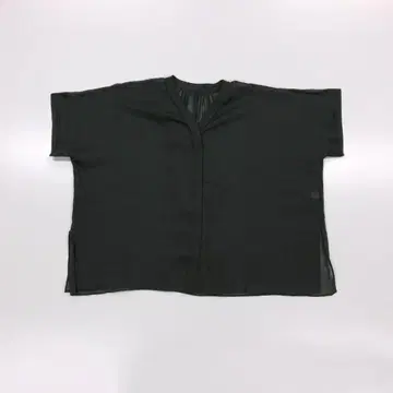 4687 MOGA 모가 린넨론 블라우스 반팔 풀오버 드레이프감 소재
