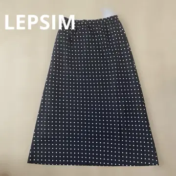 렙심 새틴 아소트 플레어 스커트 블랙 FREE 사이즈