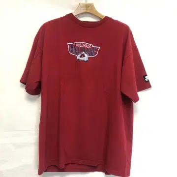 Starter Colorado Avalanche T셔츠 90년대 USA산