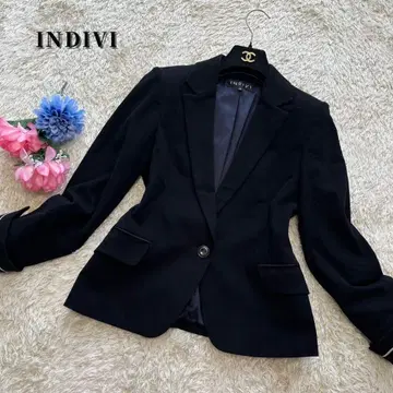[새상품급] INDIVI 테일러드 자켓 안감 있음 블랙 1B M 상당