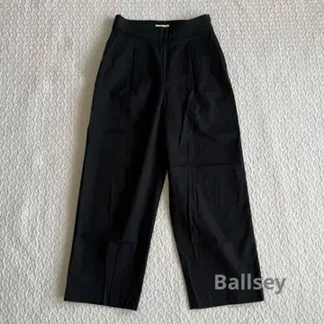 새상품급 Ballsey 와이드 팬츠 사이즈 34 투모로우랜드 구매 블랙