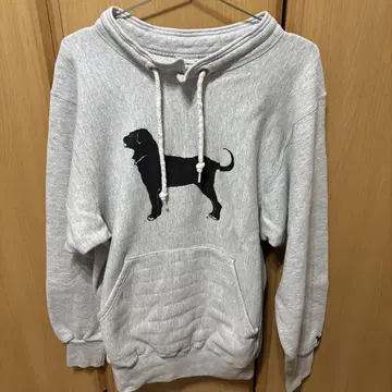 The Black Dog 후드티 L 그레이