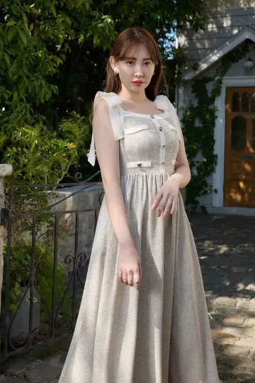 Her lip to Verona Tweed Long Dress