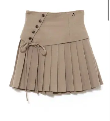 당일 발송 M 베이지 Jade highwaist mini skirt