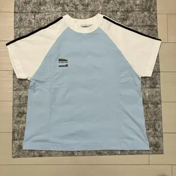 RAGEBLUE 래글런 슬리브 티셔츠 F 스카이블루