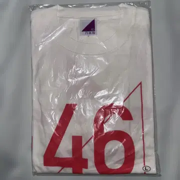 노기자카46 L 사이즈 티셔츠 2기생 라이브 화이트