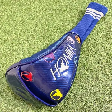 HONMA 혼마 드라이버용 골프헤드커버 블루 모그래 패턴