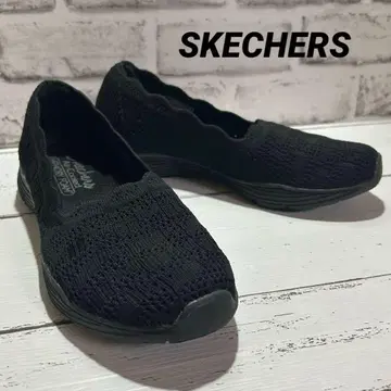 [미사용급] 스케쳐스 슬립온 펌프스 블랙 22.5cm