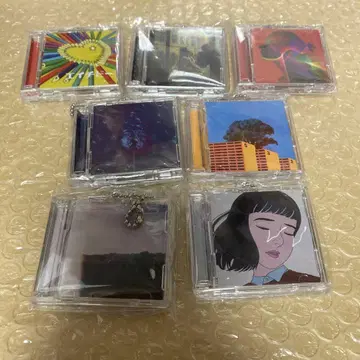 마카로니 연필 CD풍 키링 7종 세트 마카에